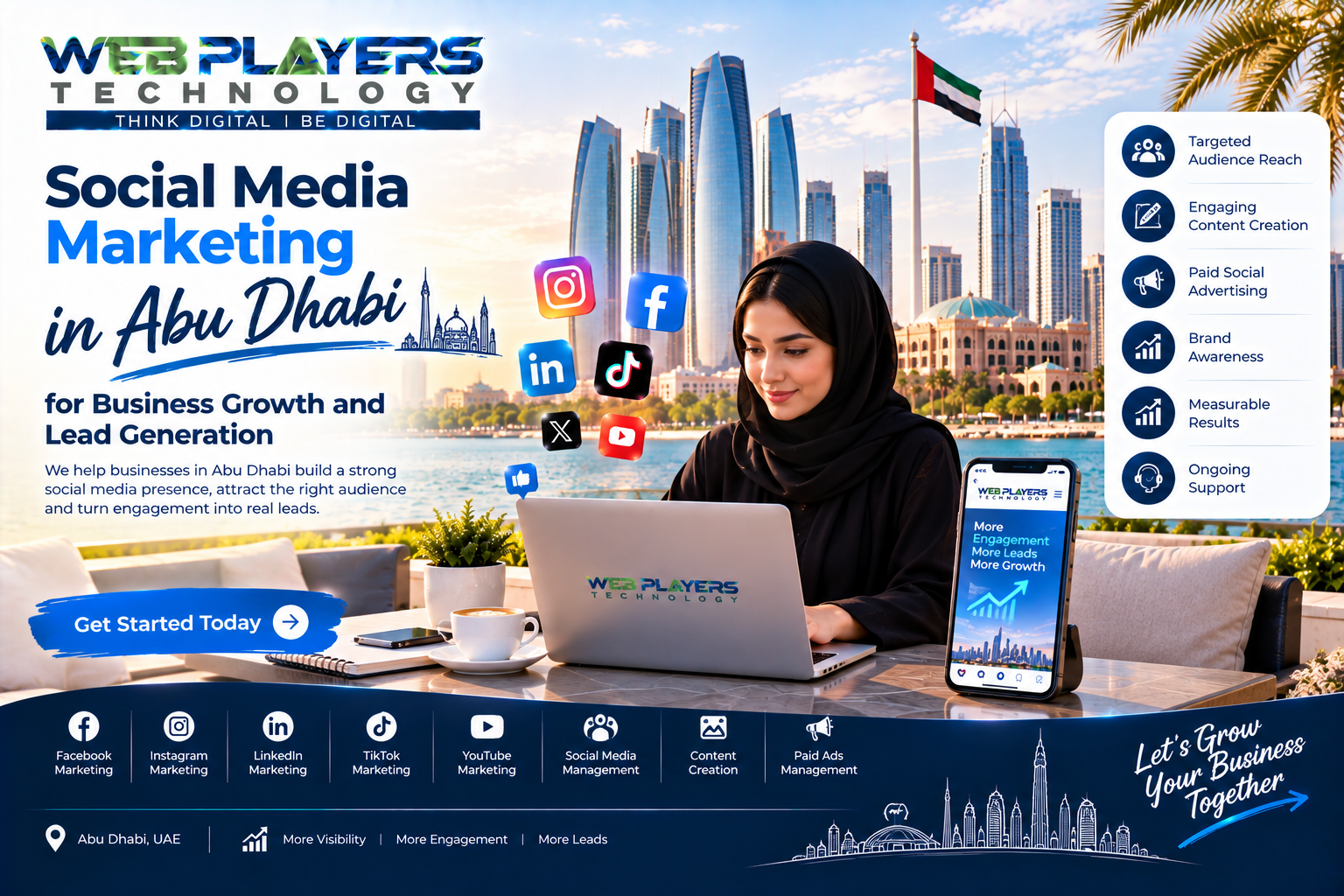 Social Media Marketing in Abu Dhabi for Business Growth and Lead Generation